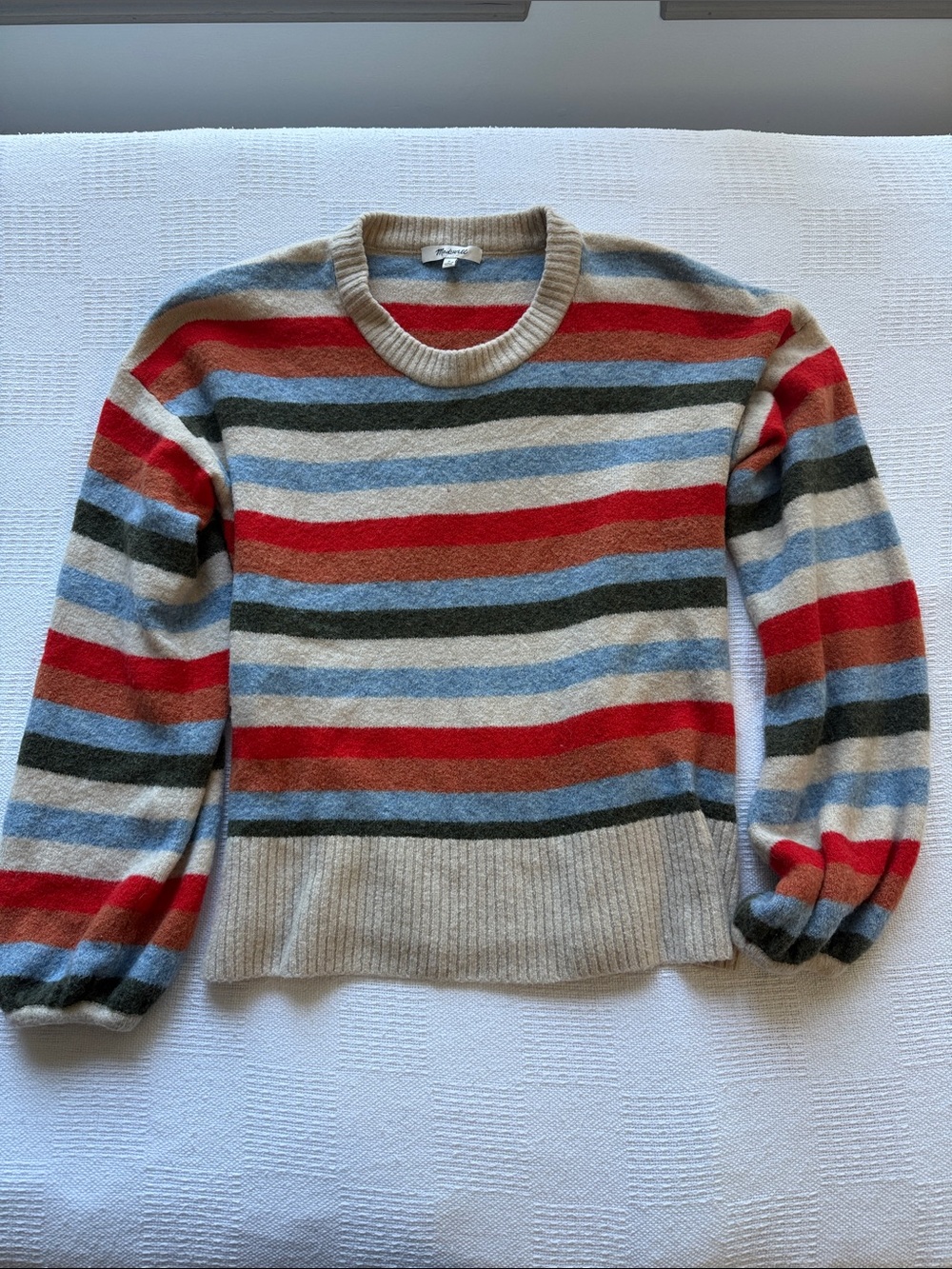 Madewell Striped Crewneck Sweater
